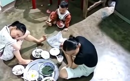 Bé trai nín khóc khi nhận ra mình đã gây họa