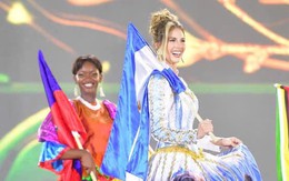 Đầm in hình Messi của người đẹp Argentina tại Miss World 2026 gây tranh luận