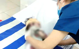 4 người đi xe máy bị cuốn vào gầm xe tải, bé gái 2 tuổi bị trầy xước, sức khỏe ổn định