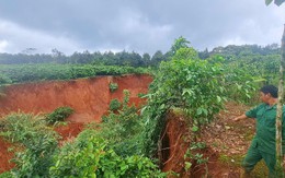 Sạt lở xé nát vạt đồi, gây thiệt hại nhiều nơi ở xã Gào, Gia Lai