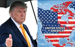 Sốc khi ông Trump đăng bản đồ cờ Mỹ phủ lên một loạt quốc gia, 'chiếm' phần lớn Bắc Mỹ