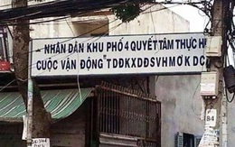 Thử tài đoán chữ viết tắt biển hiệu khu phố