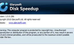 Disk SpeedUp: lên lịch chống phân mảnh đĩa cứng