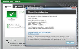 "Pháo đài số" Microsoft Security Essentials 2 xuất xưởng