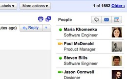 People Widget: tương tác với bạn bè ngay trong Gmail