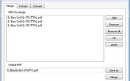 Sáp nhập, giải nén và chuyển đổi tập tin PDF