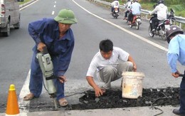 Lún nứt trên đường dẫn cầu Cần Thơ