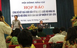 Công bố kết quả bầu cử Quốc hội