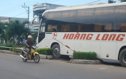 Xe Hoàng Long leo dải phân cách