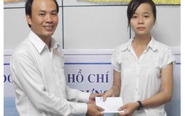 Oanh "mượn gạo" nhận được học bổng