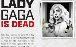 Tin bịp trên Facebook: "Lady Gaga đã chết"