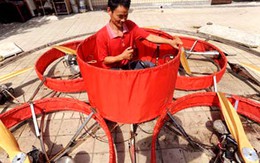 Hai Lúa chế tạo đĩa bay