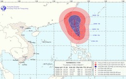 Xuất hiện bão gần biển Đông