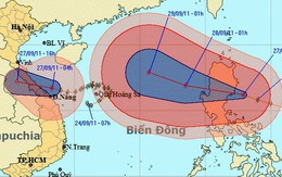 Bão số 4 tan, nước lũ dâng cao