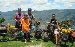 Một gia đình đạp xe xuyên châu Mỹ