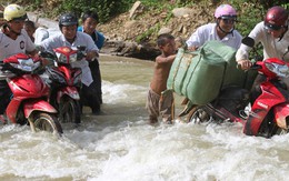 Gian nan những cuốn vở vào vùng sâu