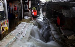 Lũ đe dọa hệ thống tàu điện ngầm của Bangkok