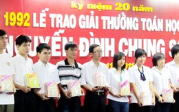 Khép lại giải thưởng toán học Nguyễn Đình Chung Song