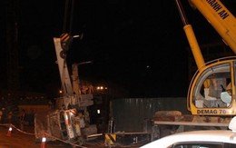 Sập giàn bơm bêtông 30 tấn
