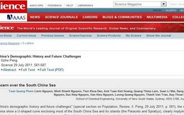 Tạp chí Science đăng "Quan ngại về đường lưỡi bò"
