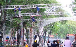 Thắp sáng đường phố chào năm mới