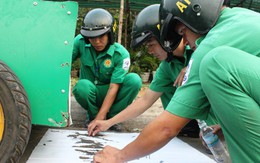 Thanh niên tình nguyện chống rải đinh ngày tết