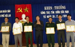 40 triệu đồng khen thưởng cứu nạn vụ chìm tàu Cửa Đại