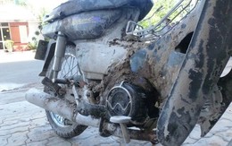 Xe máy lại bốc cháy