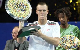 Berdych hạ Monfils để đăng quang tại Montpellier