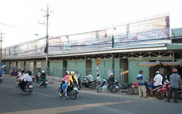 Chợ Rạch Sỏi xây kiôt chiếm lộ giới