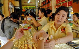 Giá vàng giảm 400.000 đồng/lượng
