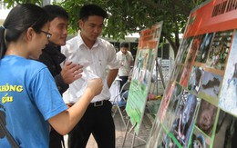 Triển lãm "Cùng góp sức bảo vệ động vật hoang dã"