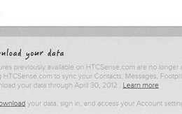 HTC đóng cửa dịch vụ lưu trữ trực tuyến