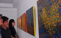 Triển lãm tranh vẽ từ vàng lá 24k