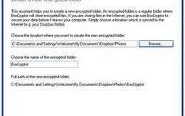 Bảo mật dữ liệu trên DropBox với BoxCryptor