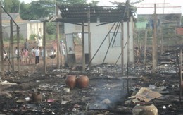 Trà Vinh: 34 căn nhà bị thiêu rụi