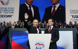 Putin đề cử Dmitry Medvedev làm chủ tịch đảng