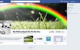 Lên Facebook ôn thi đại học