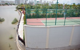 Lấn rạch làm sân tennis