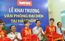 Khai trương văn phòng đại diện Tuổi Trẻ tại Hải Phòng