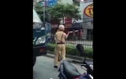 Đình chỉ công tác thiếu tá công an đánh tài xế