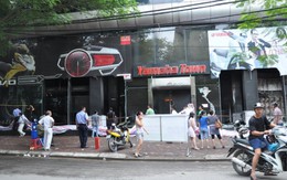 Hà Nội: cháy tại trung tâm trưng bày xe Yamaha