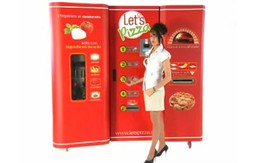 Máy bán bánh pizza tự động đầu tiên