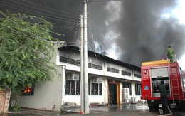 Cháy rụi công ty sản xuất quẹt gas