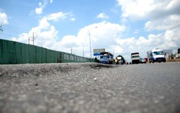 Quốc lộ 1A lún nặng