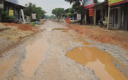 Thi công đường dở dang, dân lãnh hậu quả