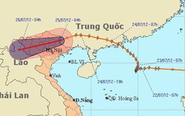 Bão suy yếu thành áp thấp, Bắc bộ mưa lớn