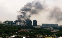 Cháy lớn ở ĐH quốc gia Singapore