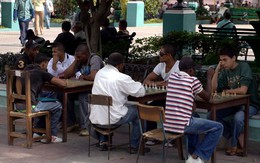 Chơi cờ ở Cuba