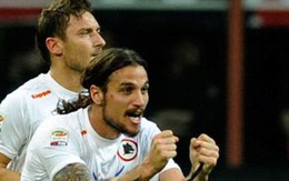 Totti dẫn dắt AS Roma ngược dòng hạ Genoa